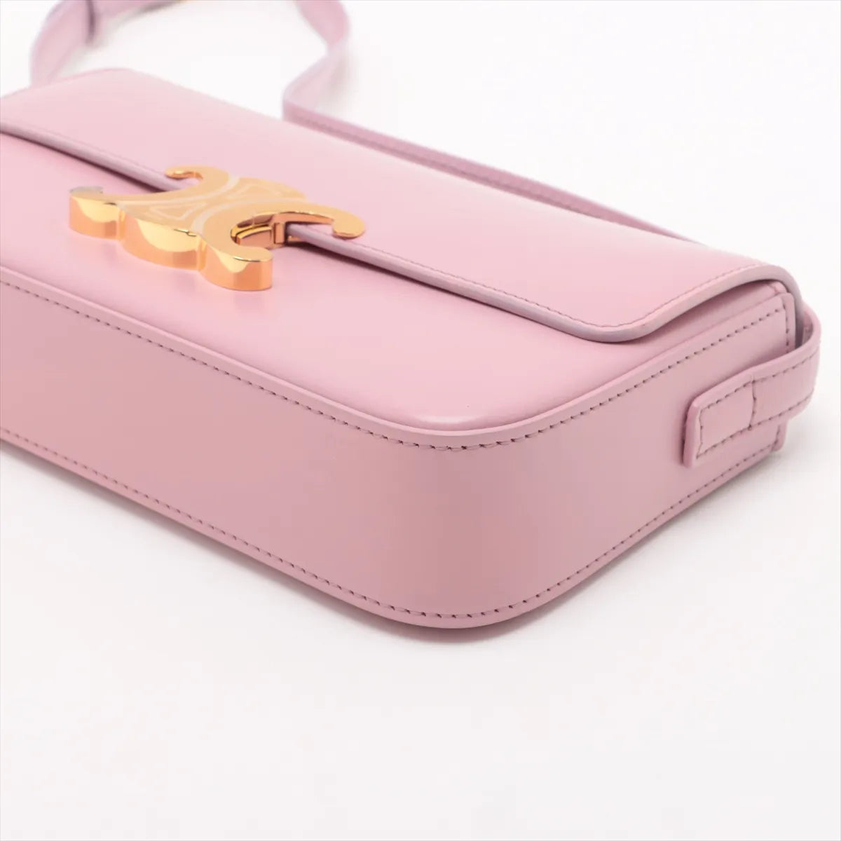 Celine Triomphe Shoulder Bag Pink - photo 9