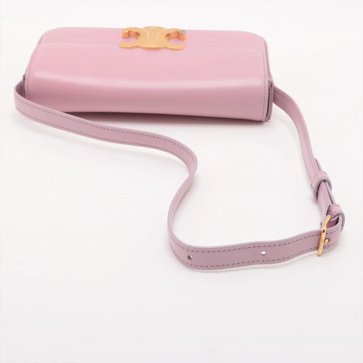 Celine Triomphe Shoulder Bag Pink - photo 3