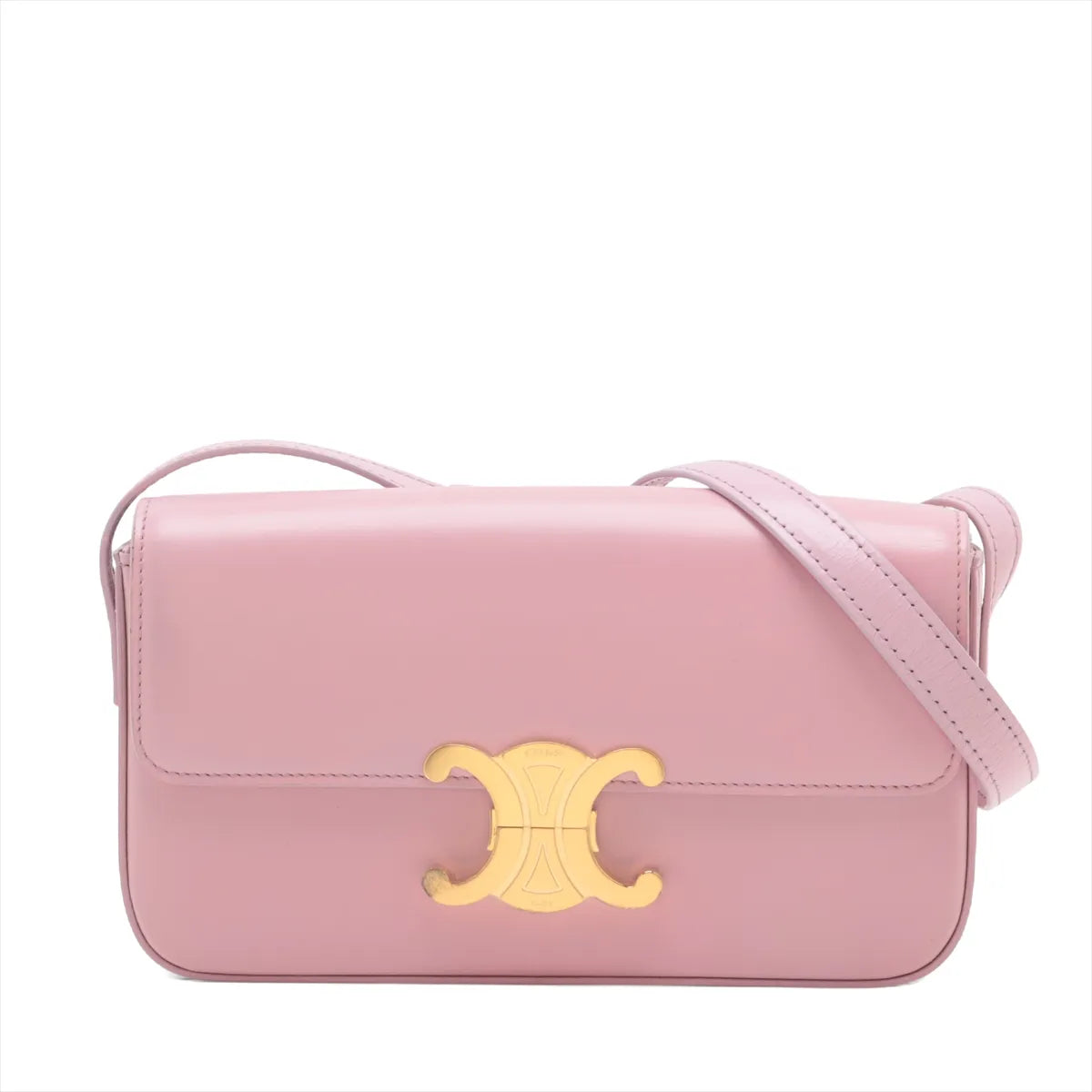 Celine Triomphe Shoulder Bag Pink - photo 1