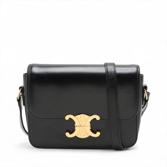 Celine Triomphe Teen Bag Calfskin Black - photo 1