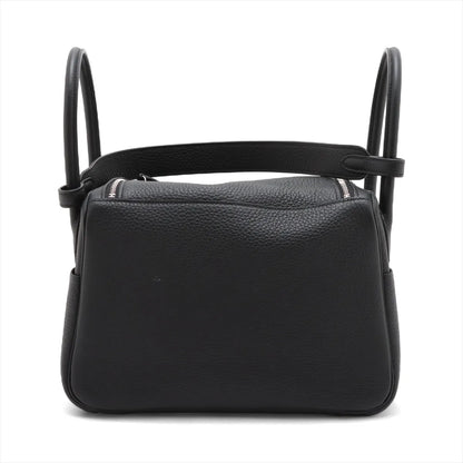 Hermes Lindy 26 Noir Black PHW W Stamp - photo 2