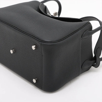 Hermes Lindy 26 Noir Black PHW W Stamp - photo 14