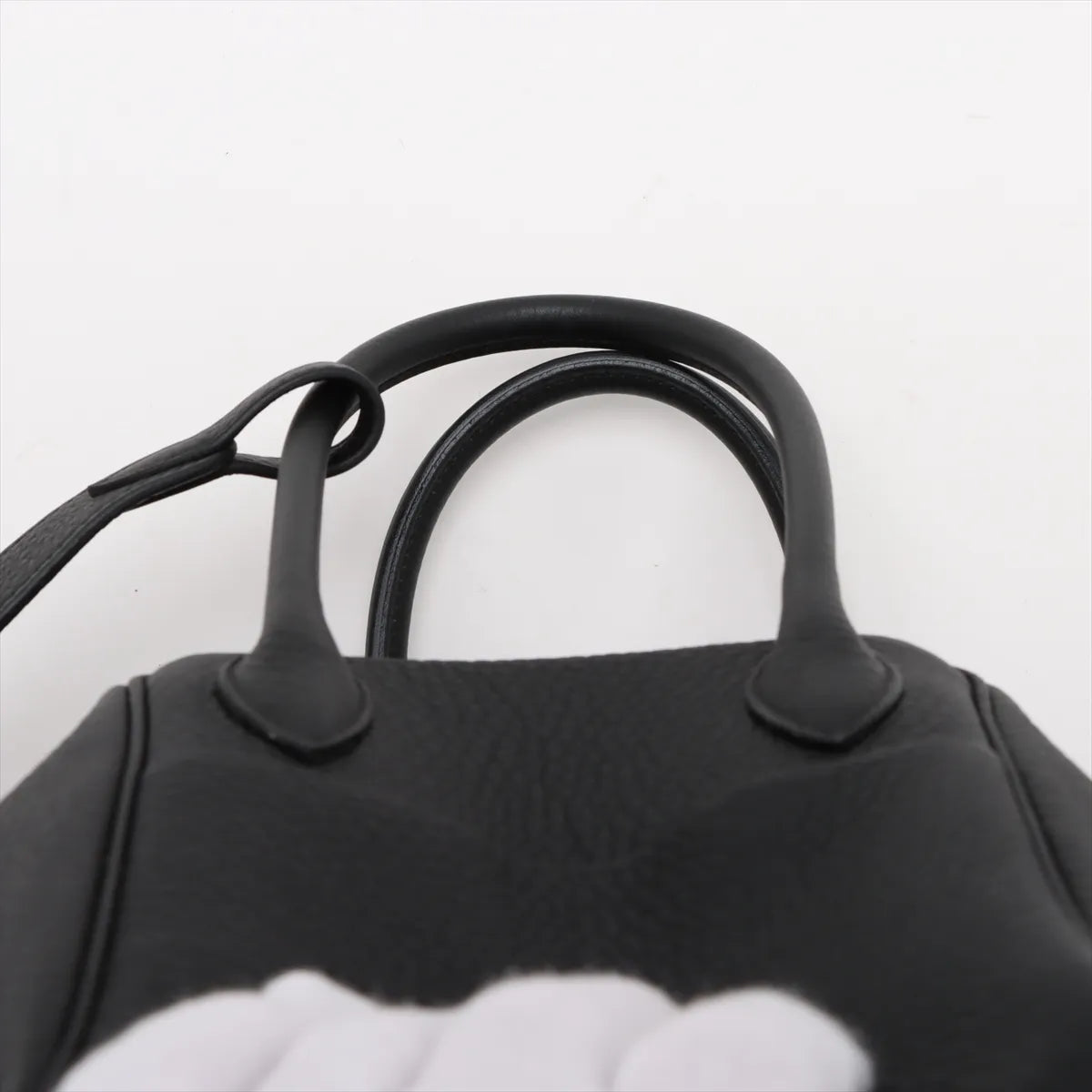 Hermes Lindy 26 Noir Black PHW W Stamp - photo 4