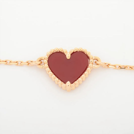 Van Cleef & Arpels Sweet Alhambra hearts Carnelian Bracelet - photo 2
