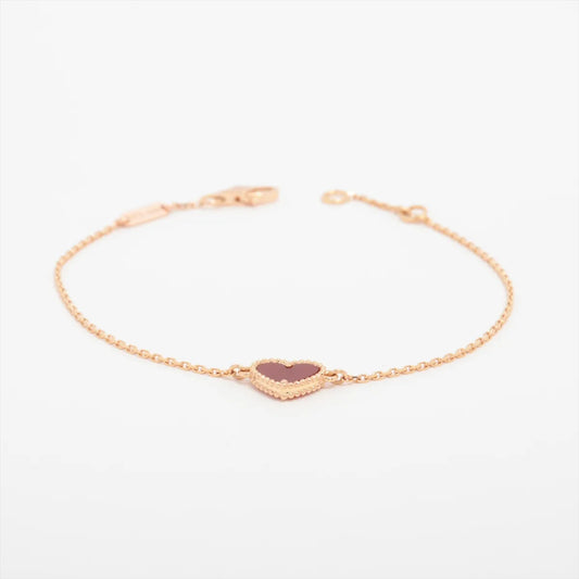 Van Cleef & Arpels Sweet Alhambra hearts Carnelian Bracelet - photo 1