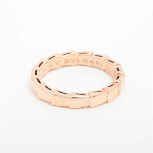 Bvlgari Serpenti The Viper Band Ring Rose Gold size 57 - photo 1