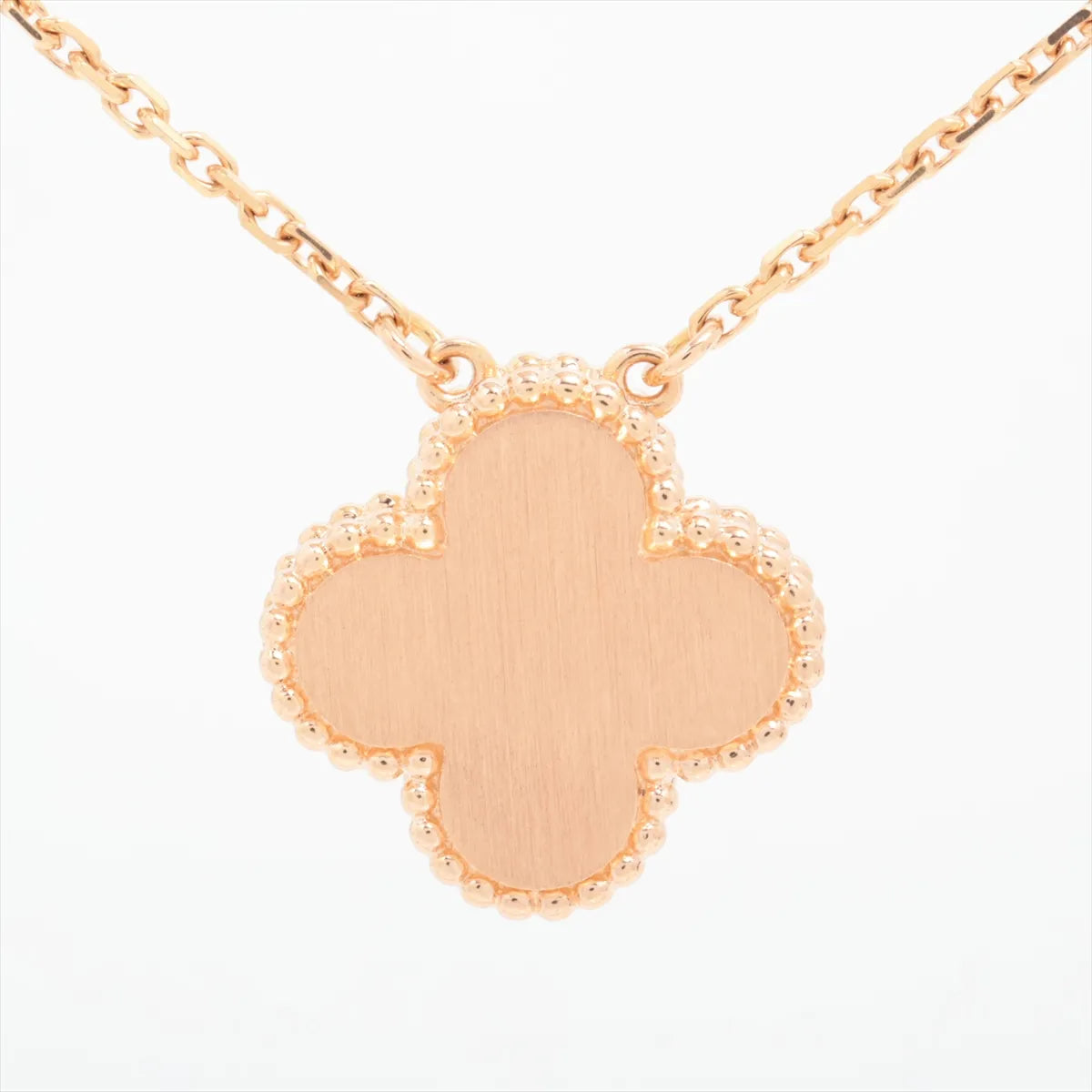 Van Cleef & Arpels Vintage Alhambra Holiday Pink Porcelain diamond Necklace - photo 2