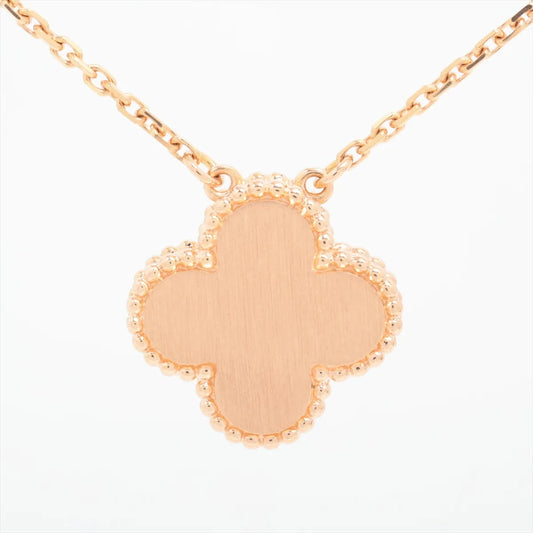Van Cleef & Arpels Vintage Alhambra Holiday Pink Porcelain diamond Necklace - photo 2