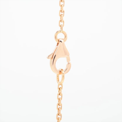 Van Cleef & Arpels Vintage Alhambra Holiday Pink Porcelain diamond Necklace - photo 3