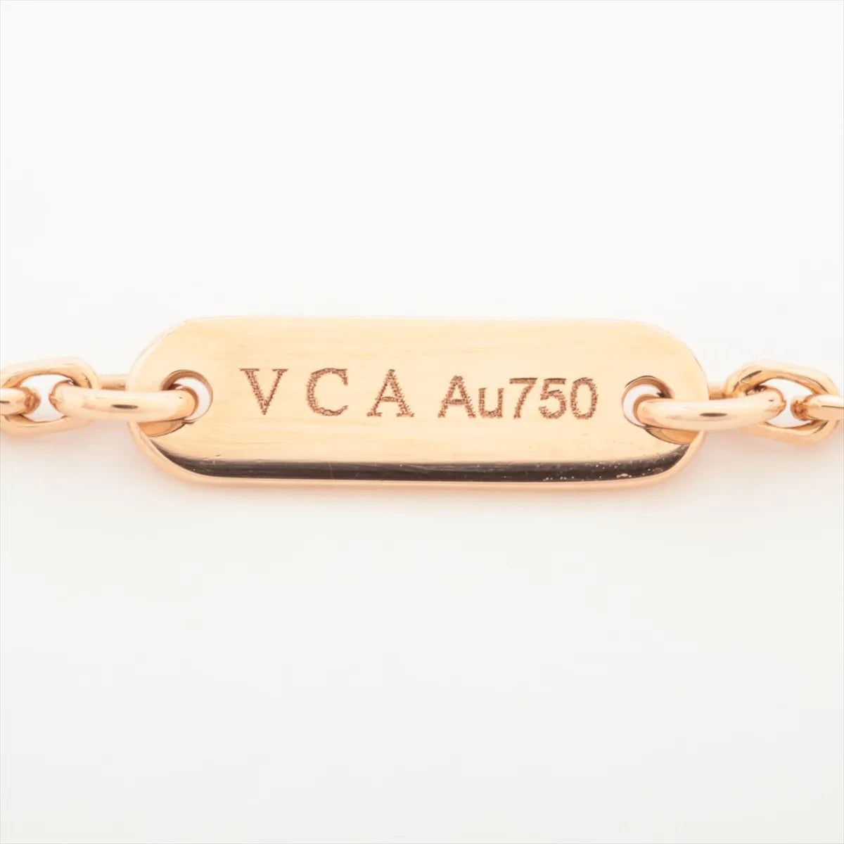 Van Cleef & Arpels Vintage Alhambra Holiday Pink Porcelain diamond Necklace - photo 4