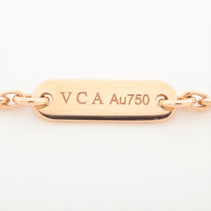 Van Cleef & Arpels Vintage Alhambra Holiday Pink Porcelain diamond Necklace - photo 4