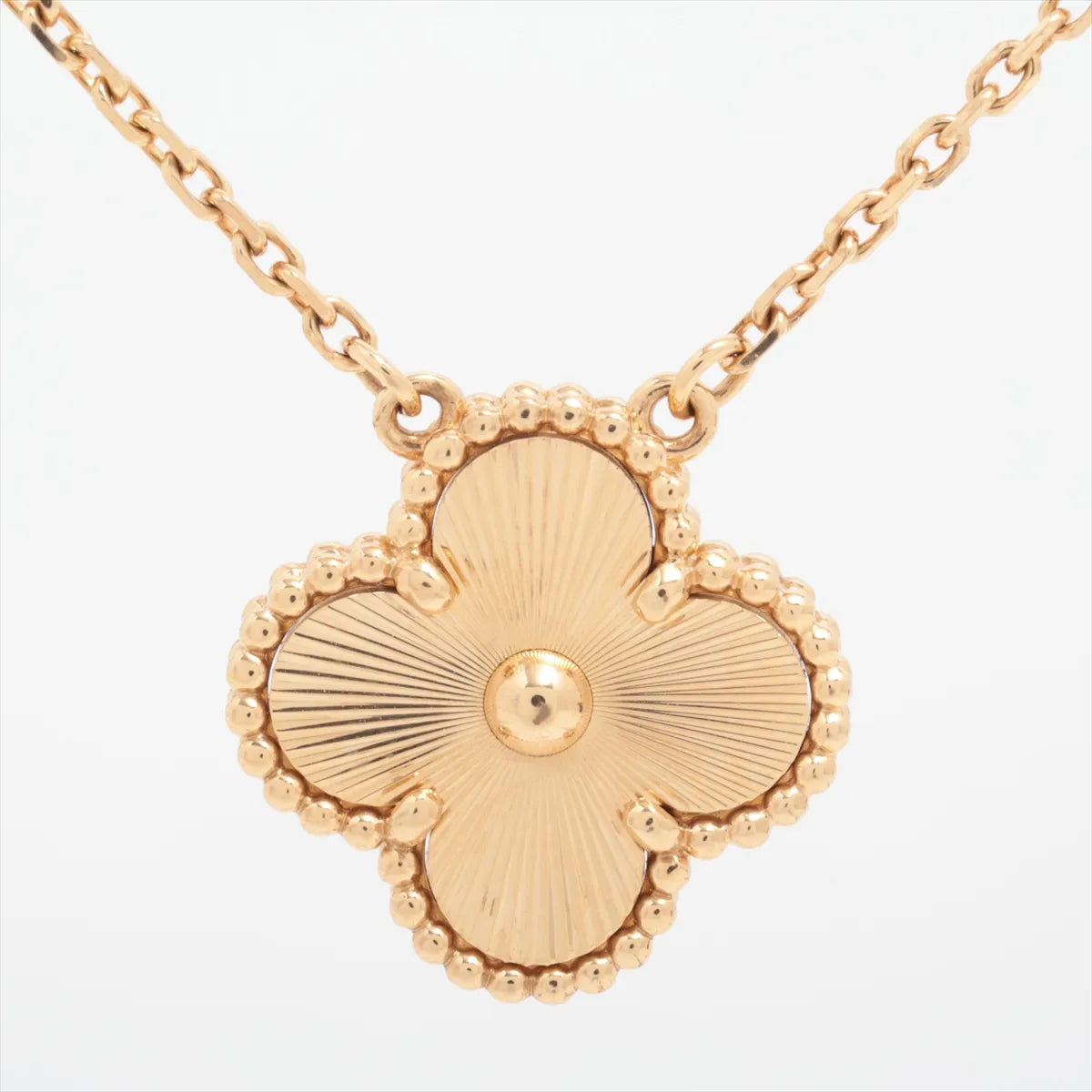 Van Cleef & Arpels Vintage Alhambra Guilloche Necklace - photo 1