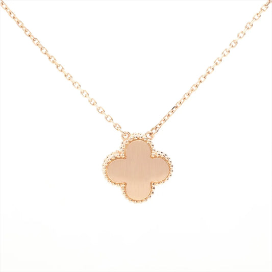 Van Cleef & Arpels Holiday Vintage Alhambra Grey Mother of Pearl Diamond Necklace 2014 - photo 2