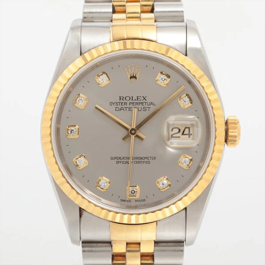 Rolex Datejust 36mm Two Toned Watch Grey Dial 11623 - photo 1