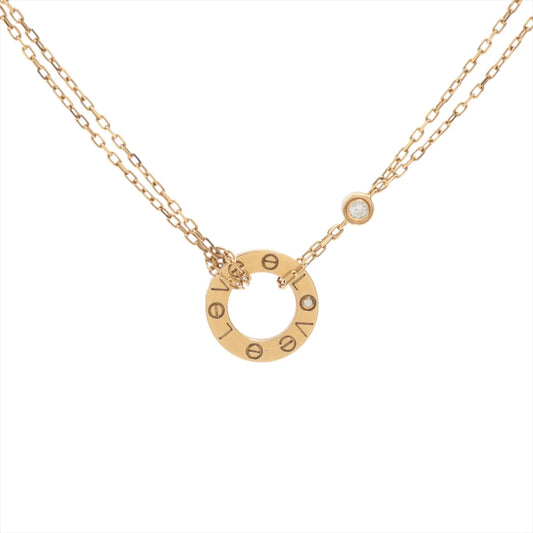 Cartier Love Pendant 2 Diamonds Necklace - photo 1