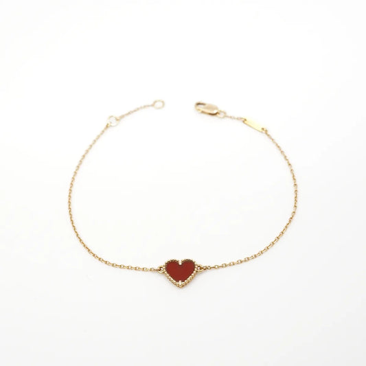 Van Cleef & Arpels Sweet Alhambra Hearts Carnelian Bracelet - photo 1