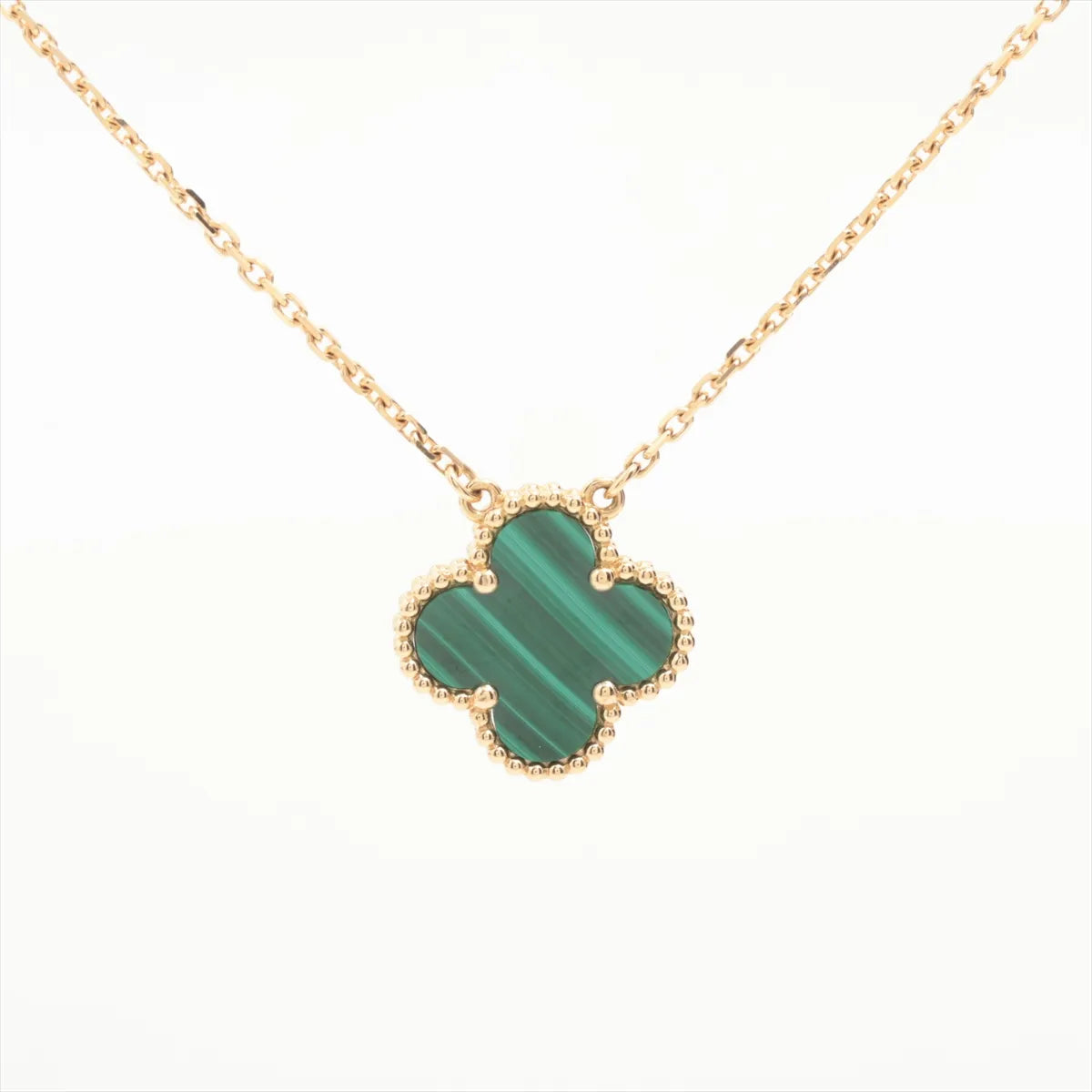 Van Cleef & Arpels Vintage Alhambra Malachite Necklace - photo 2