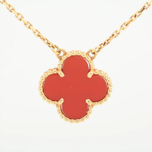 Van Cleef & Arpels Vintage Alhambra Carnelian Necklace - photo 1
