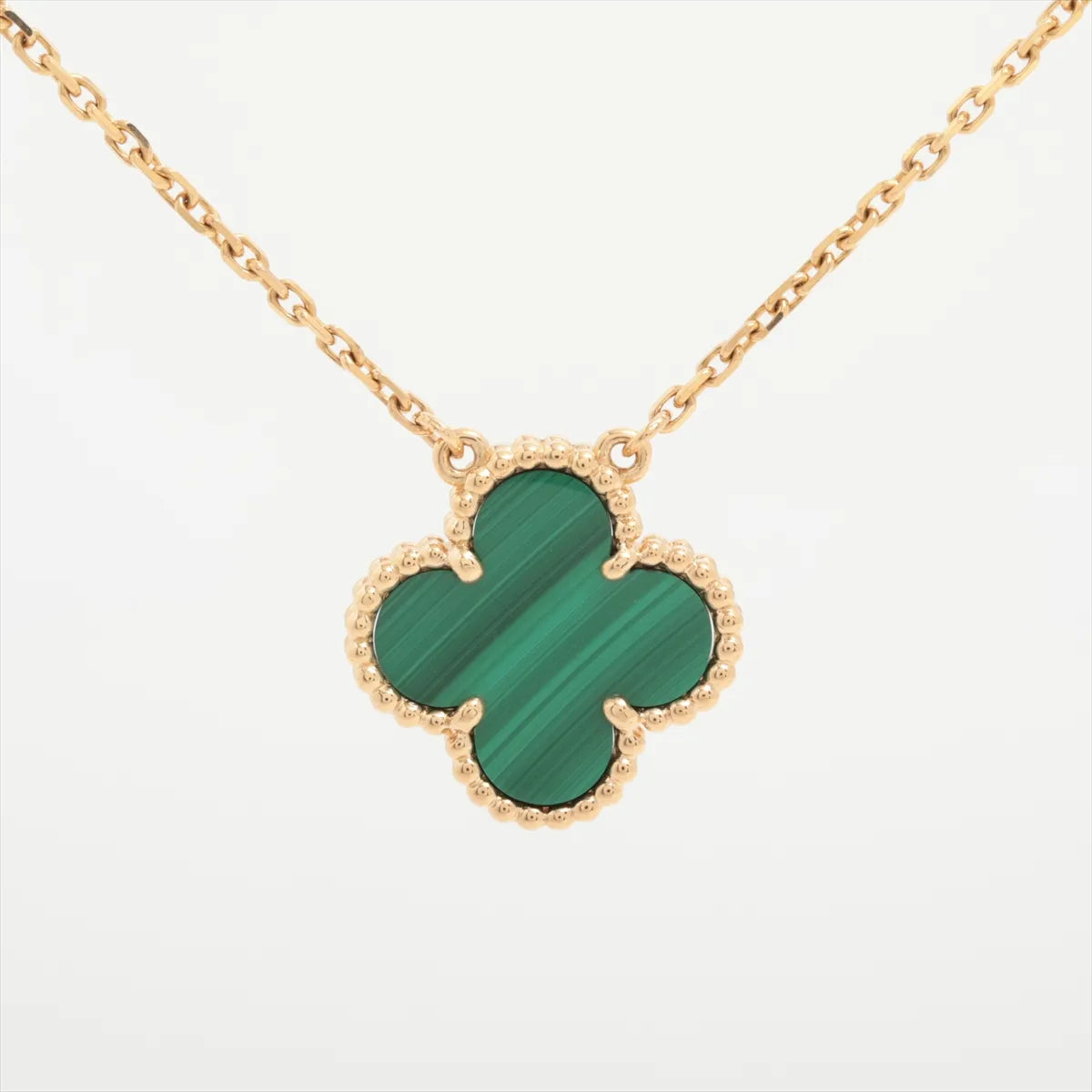 Van Cleef & Arpels Vintage Alhambra Malachite Necklace - photo 3