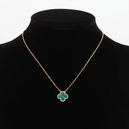 Van Cleef & Arpels Vintage Alhambra Malachite Necklace - photo 6