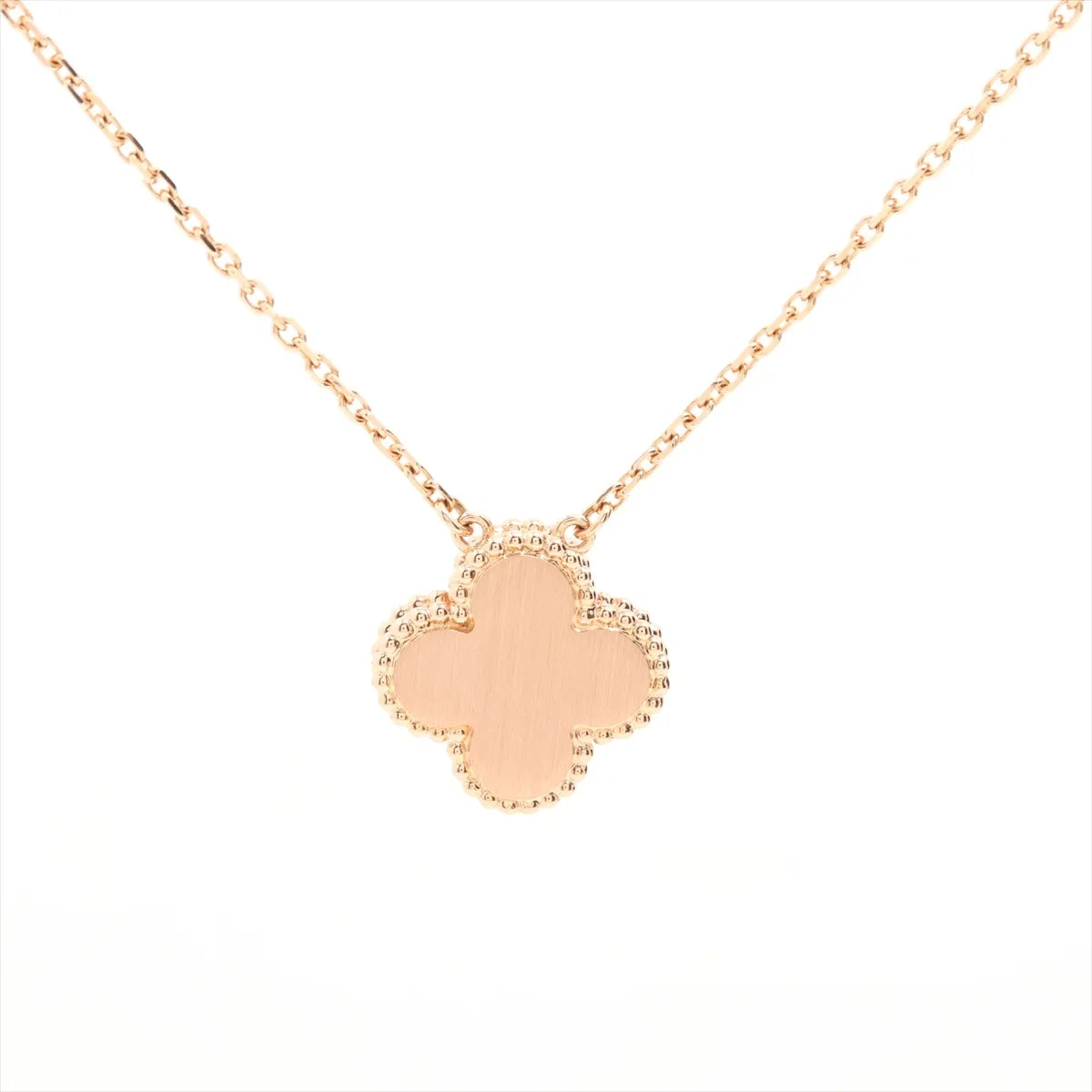 Van Cleef & Arpels Vintage Alhambra Mother of Pearl Holiday Pendant Necklace - photo 2