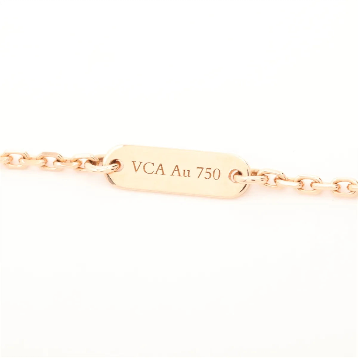 Van Cleef & Arpels Vintage Alhambra Mother of Pearl Holiday Pendant Necklace - photo 4