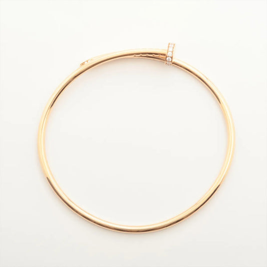 Cartier Juste Un Clou SM Pink Gold Size 19 with Diamond Bracelet - photo 2