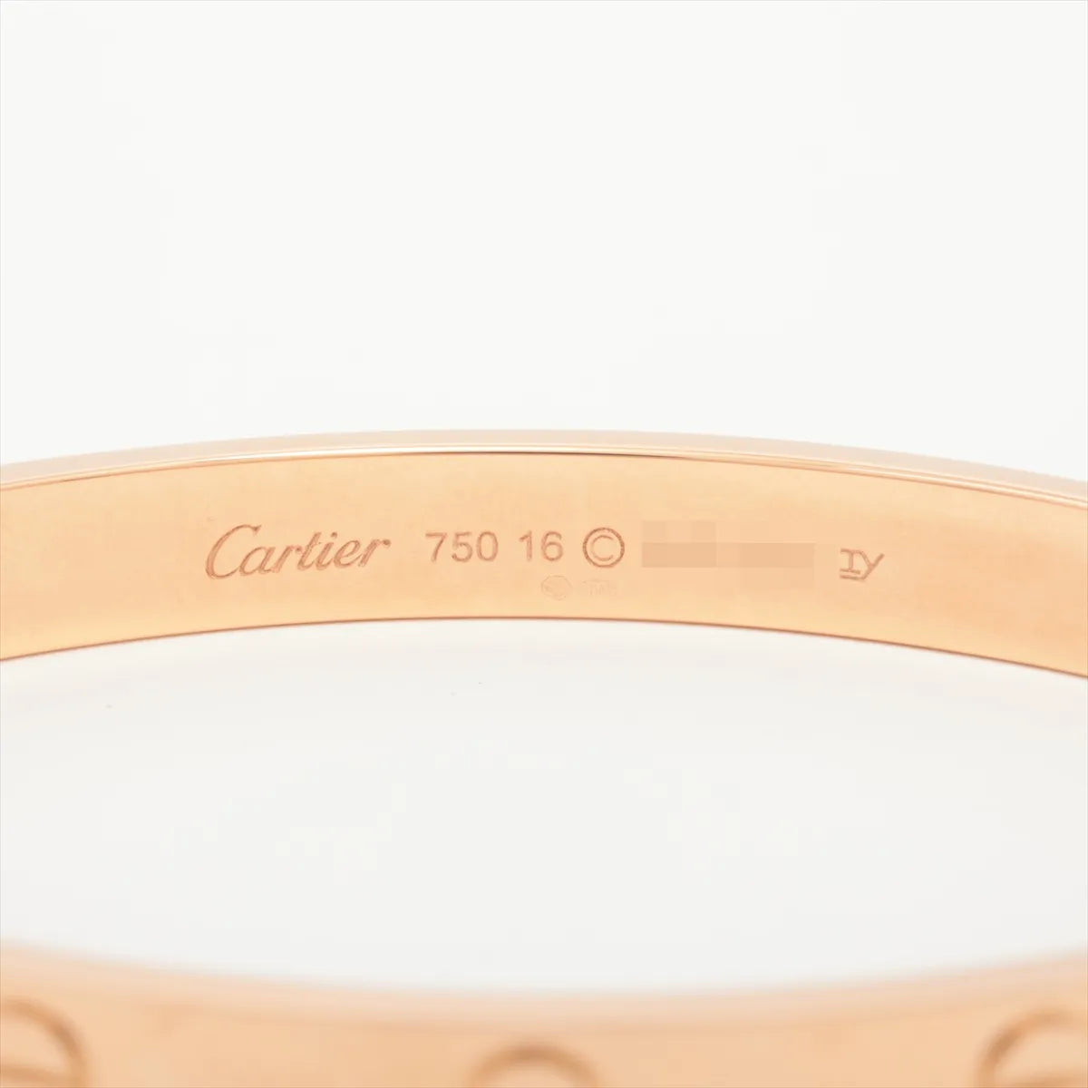 Cartier Love Classic Size 16 Pink Gold Bracelet - photo 4