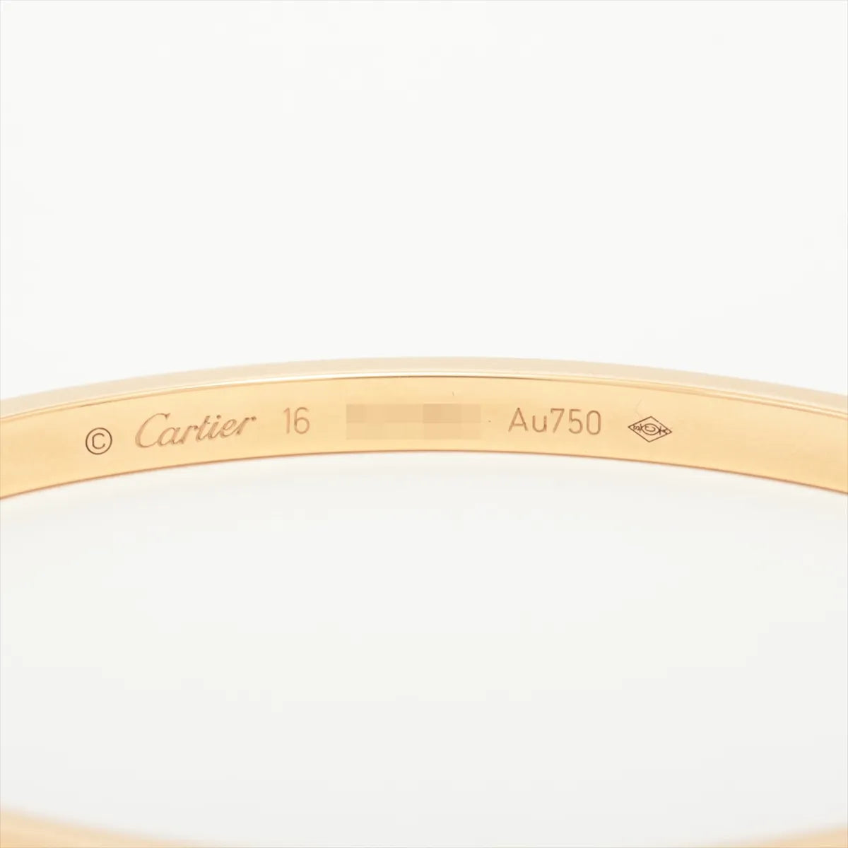 Cartier Love SM Size 16 Yellow Gold Bracelet - photo 5