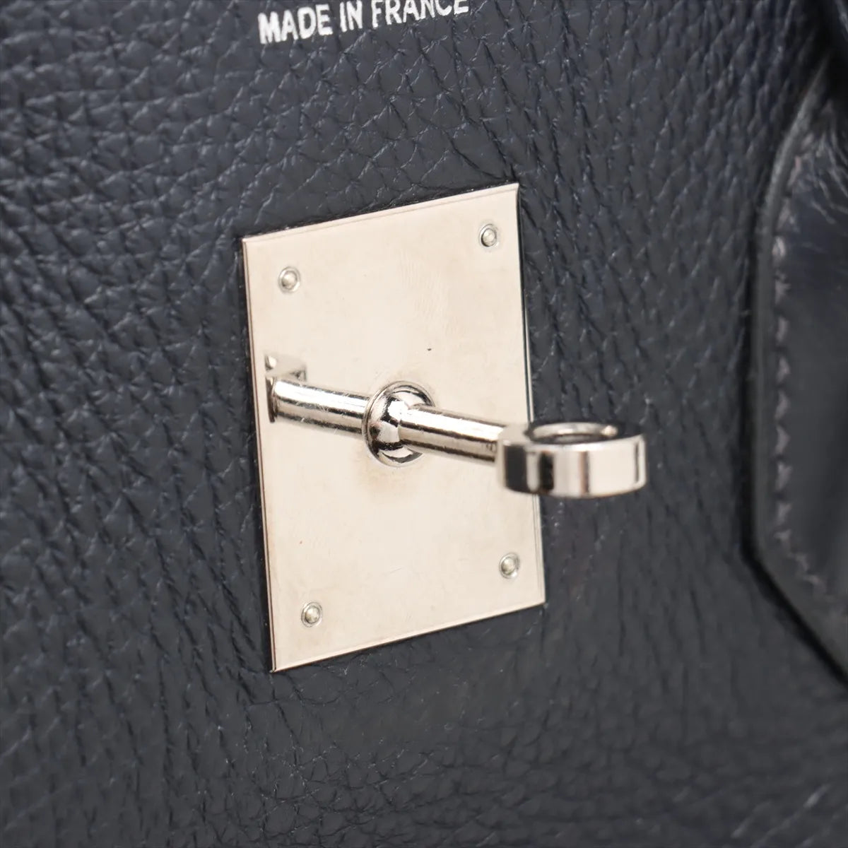 Hermes Birkin 35 Blue Indigo Square G Stamp - photo 11