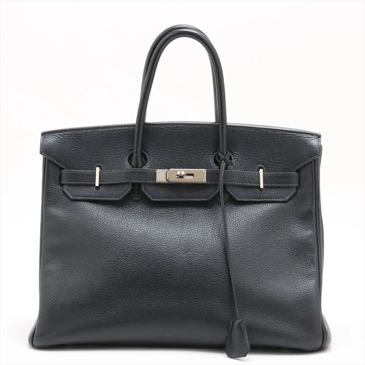 Hermes Birkin 35 Blue Indigo Square G Stamp - photo 3