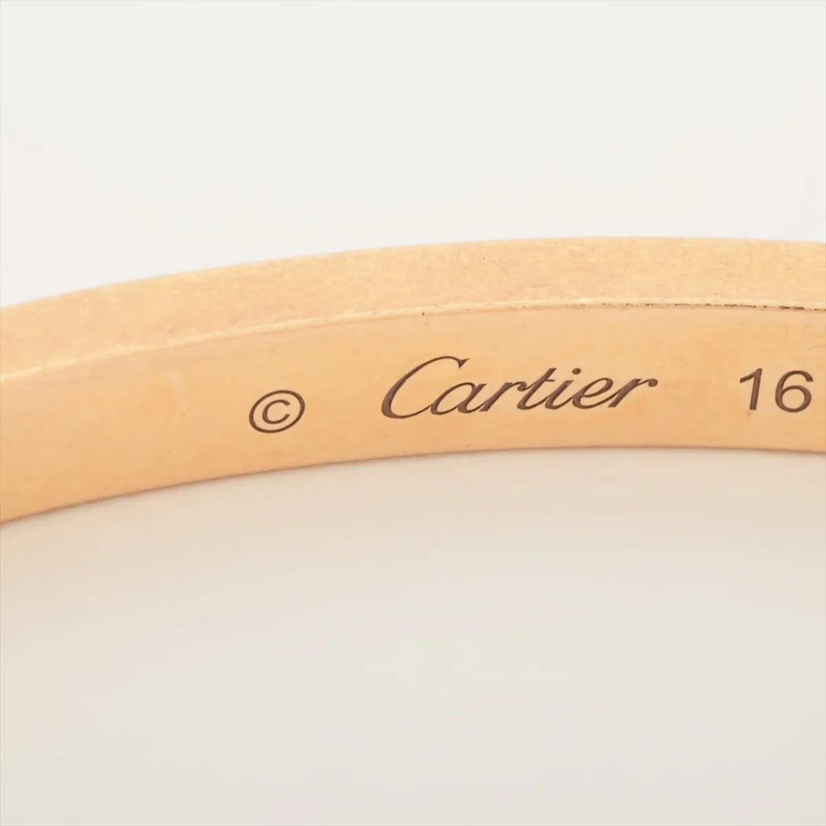 Cartier Love SM Size 16 Pink Gold Bracelet - photo 6