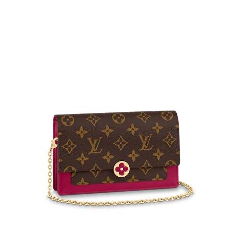Louis Vuitton Flore Chain Wallet Fuchsia - photo 1