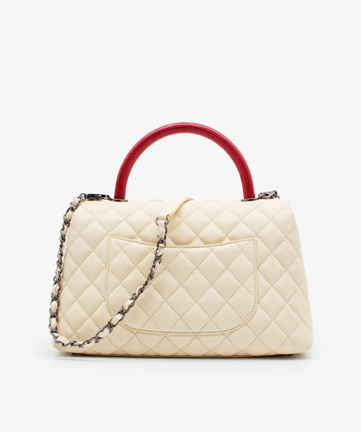 Chanel Small Ivory Coco Handle RJL1182 - image 2