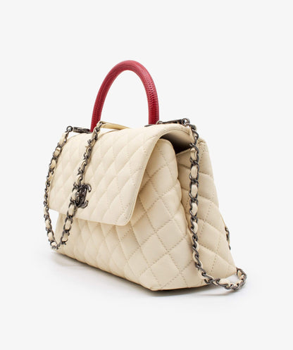 Chanel Small Ivory Coco Handle RJL1182 - image 3