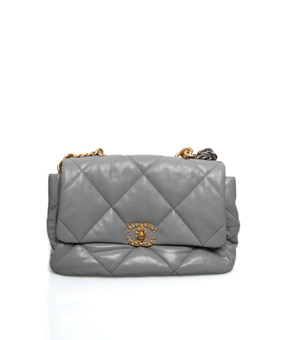 Chanel Large Grey 19 Shoulder Bag - ASL1590 - image 1
