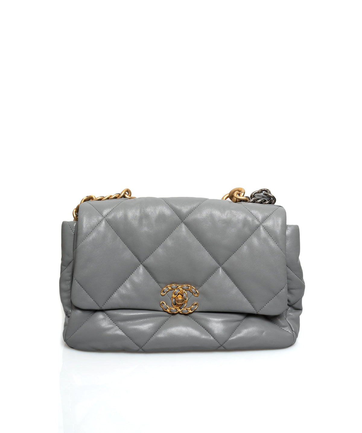 Chanel Large Grey 19 Shoulder Bag - ASL1590 - photo 1