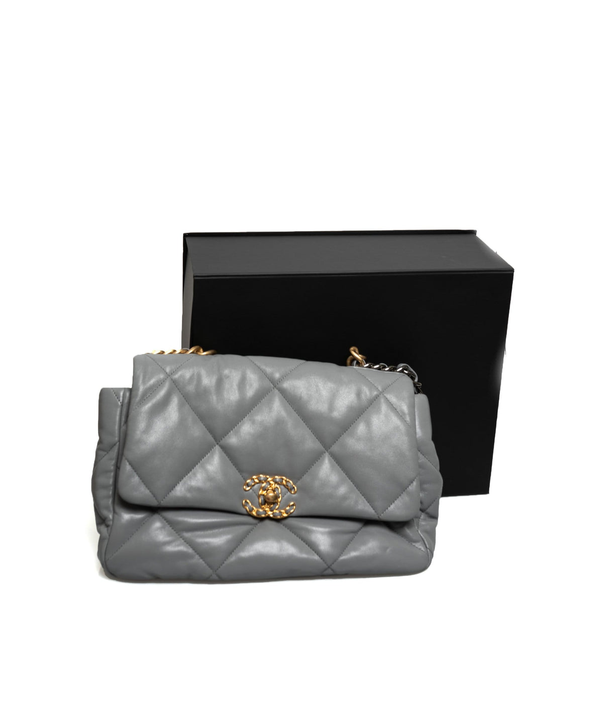 Chanel Large Grey 19 Shoulder Bag - ASL1590 - image 7