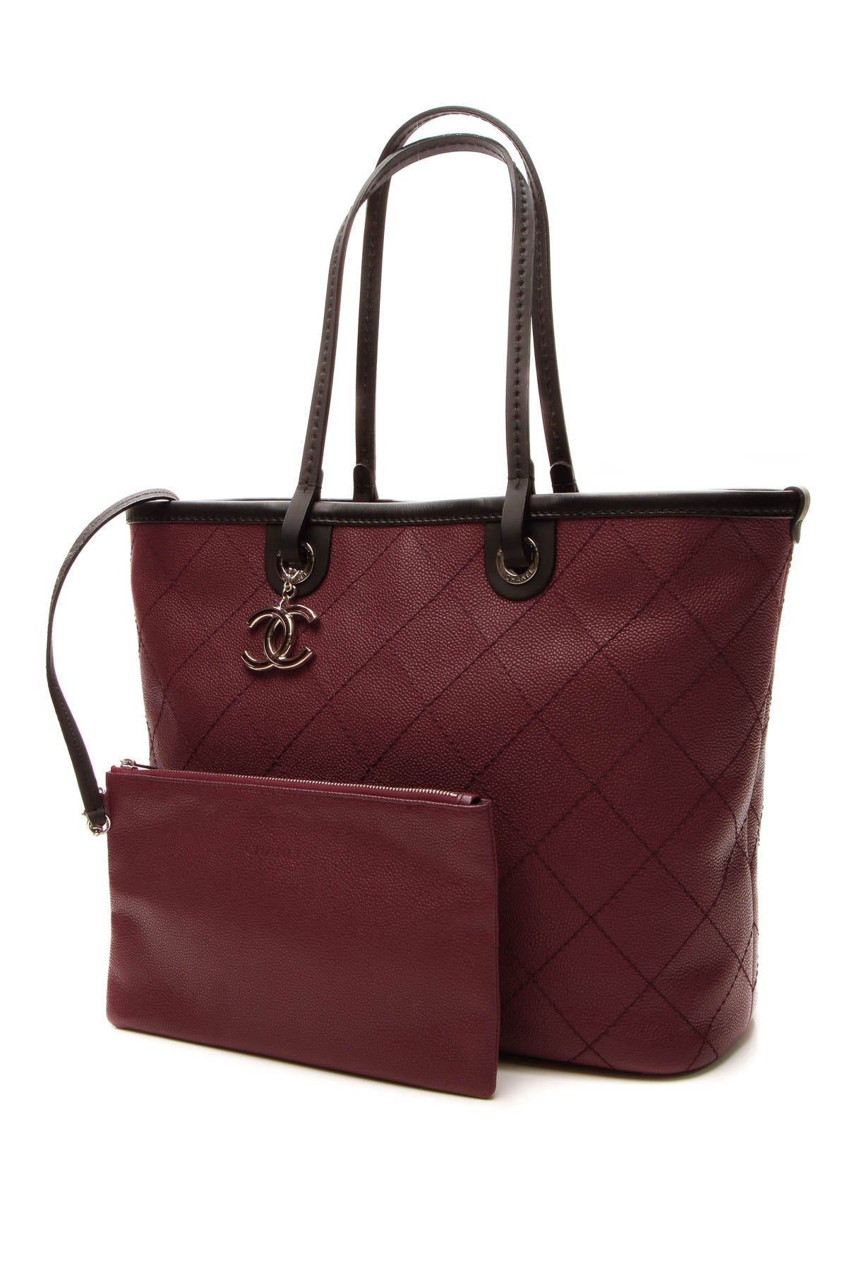 Shopping Fever Tote Bag - Burgundy - image 1