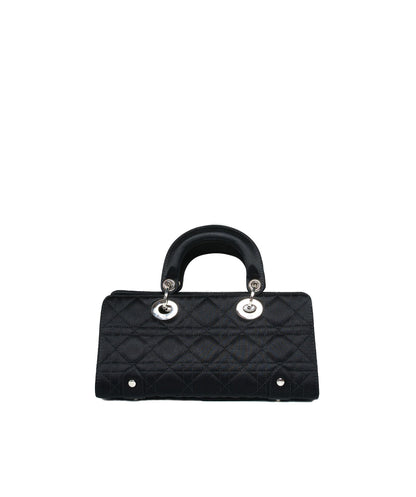Christian Dior Black Cannage Top Handle Bag GHW AGL1036 - image 2
