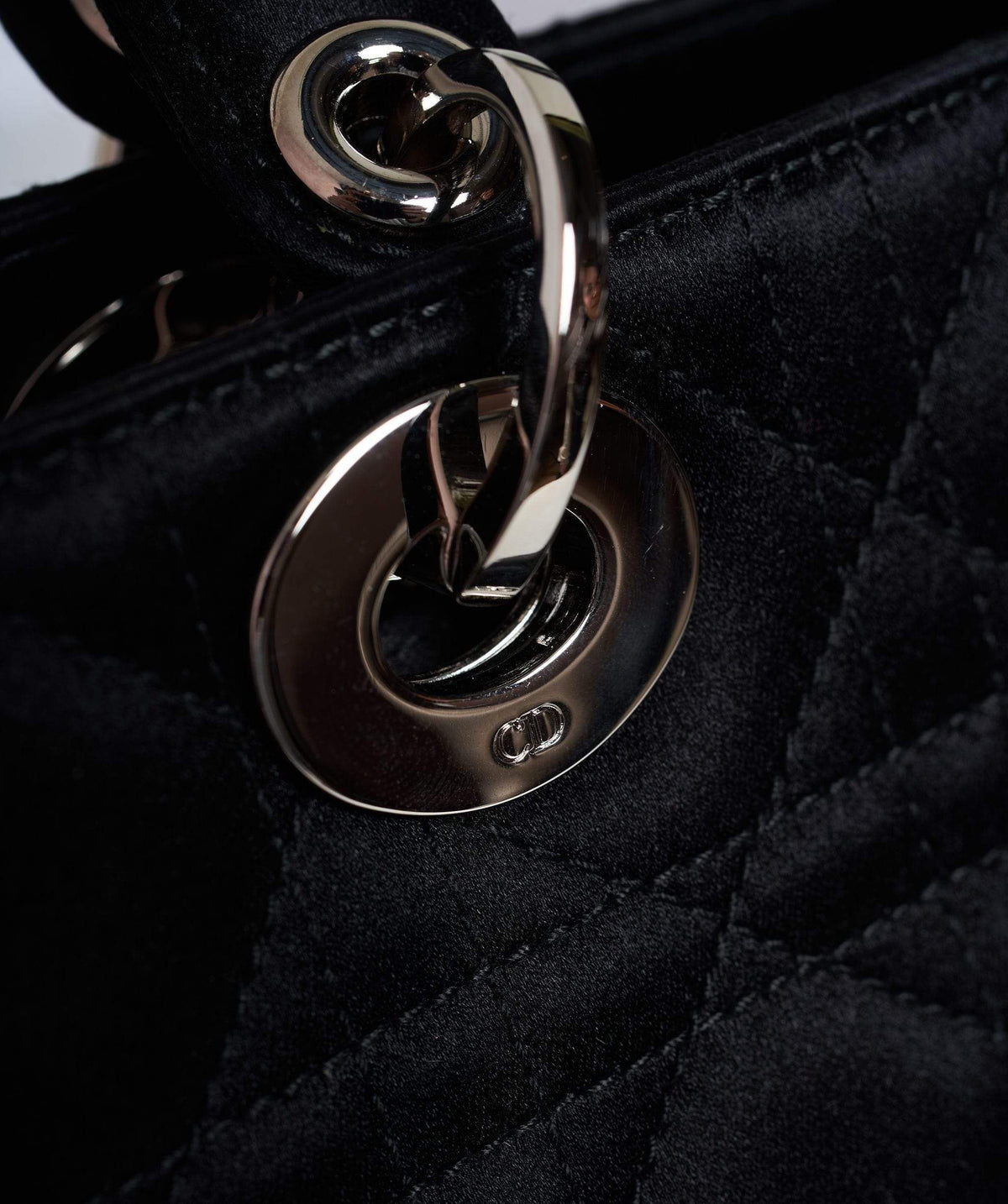 Christian Dior Black Cannage Top Handle Bag GHW AGL1036 - image 5