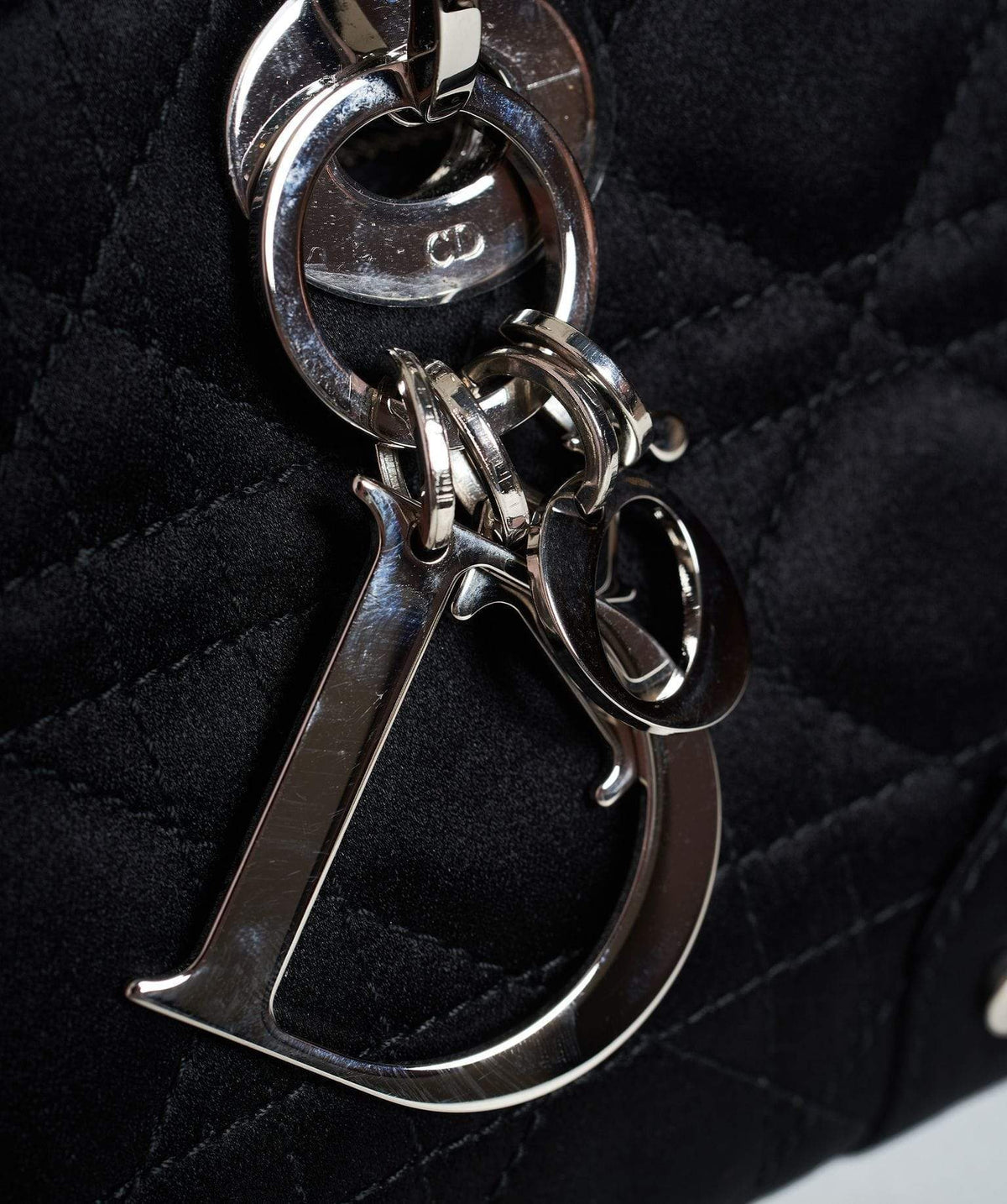 Christian Dior Black Cannage Top Handle Bag GHW AGL1036 - image 6