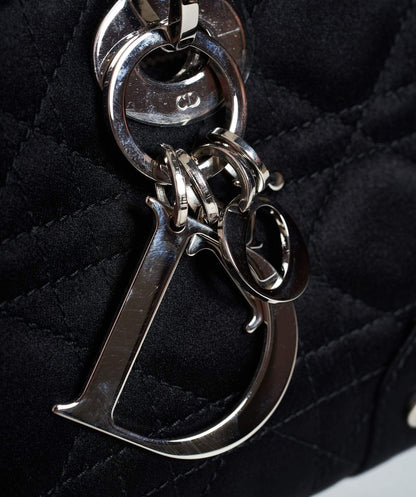 Christian Dior Black Cannage Top Handle Bag GHW AGL1036 - image 6
