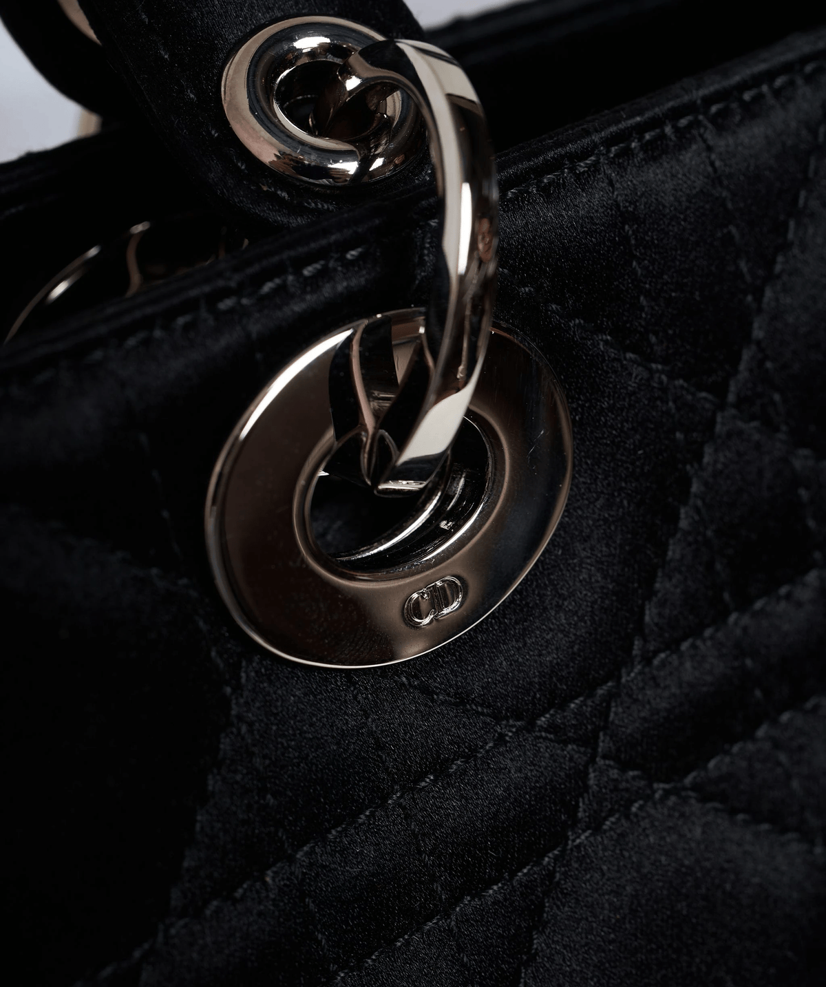 Christian Dior Black Cannage Top Handle Bag GHW AGL1036 - image 9