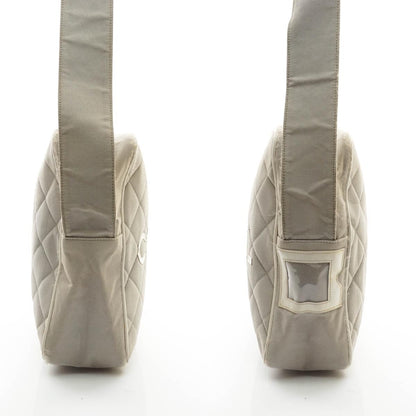 Chanel Shoulder Bag Gray Canvas - photo 15