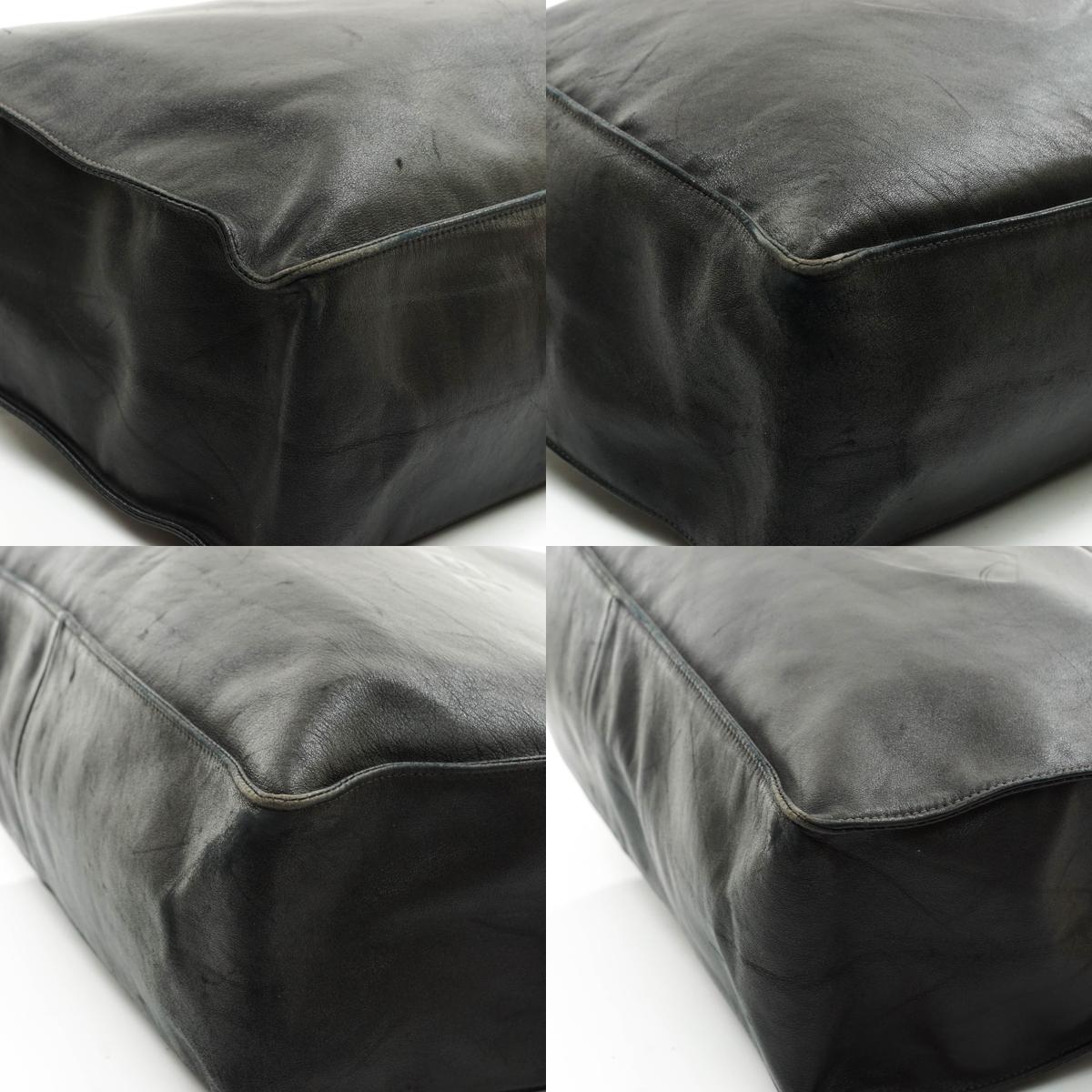 Chanel Tote Bag Black Leather - image 12