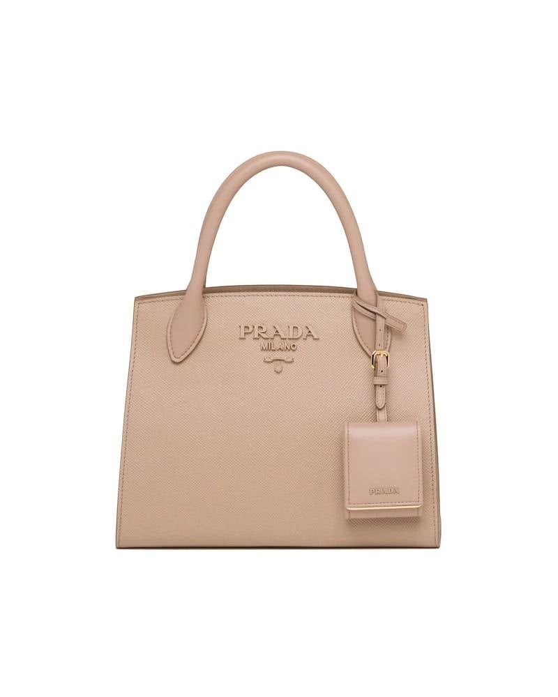 Medium Saffiano leather Prada Monochrome bag - image 9