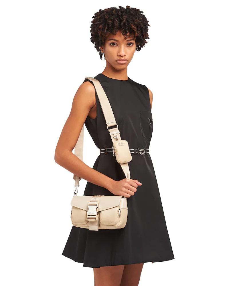 Prada Pocket Nylon and Brushed Leather Bag - photo 40