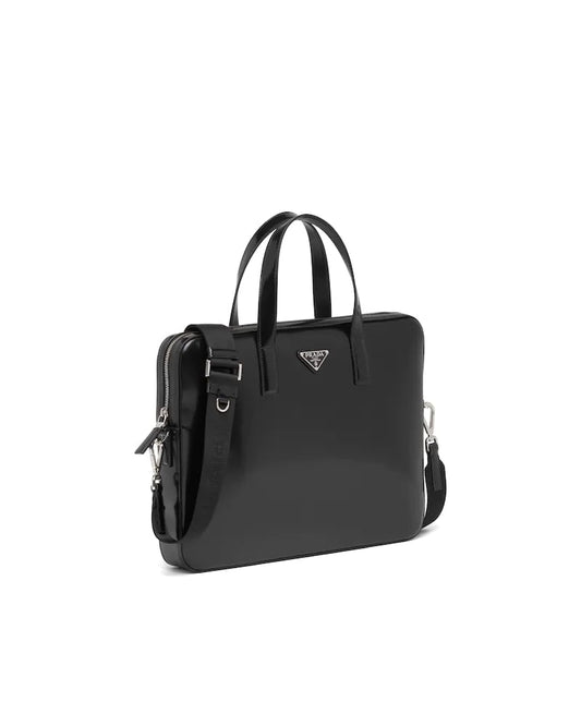 Prada Brushed Leather Briefcase - photo 2