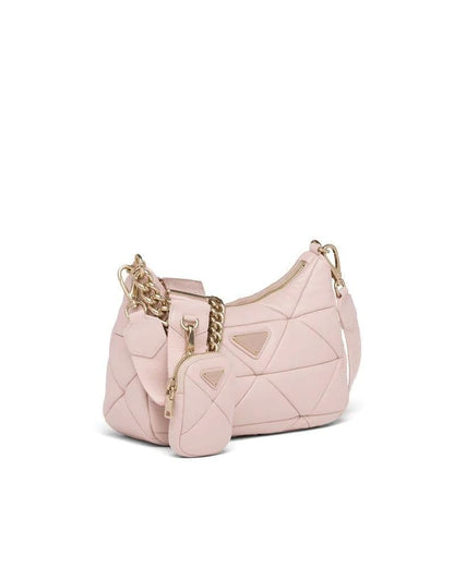 Prada System Nappa Leather Patchwork Shoulder Bag - photo 2